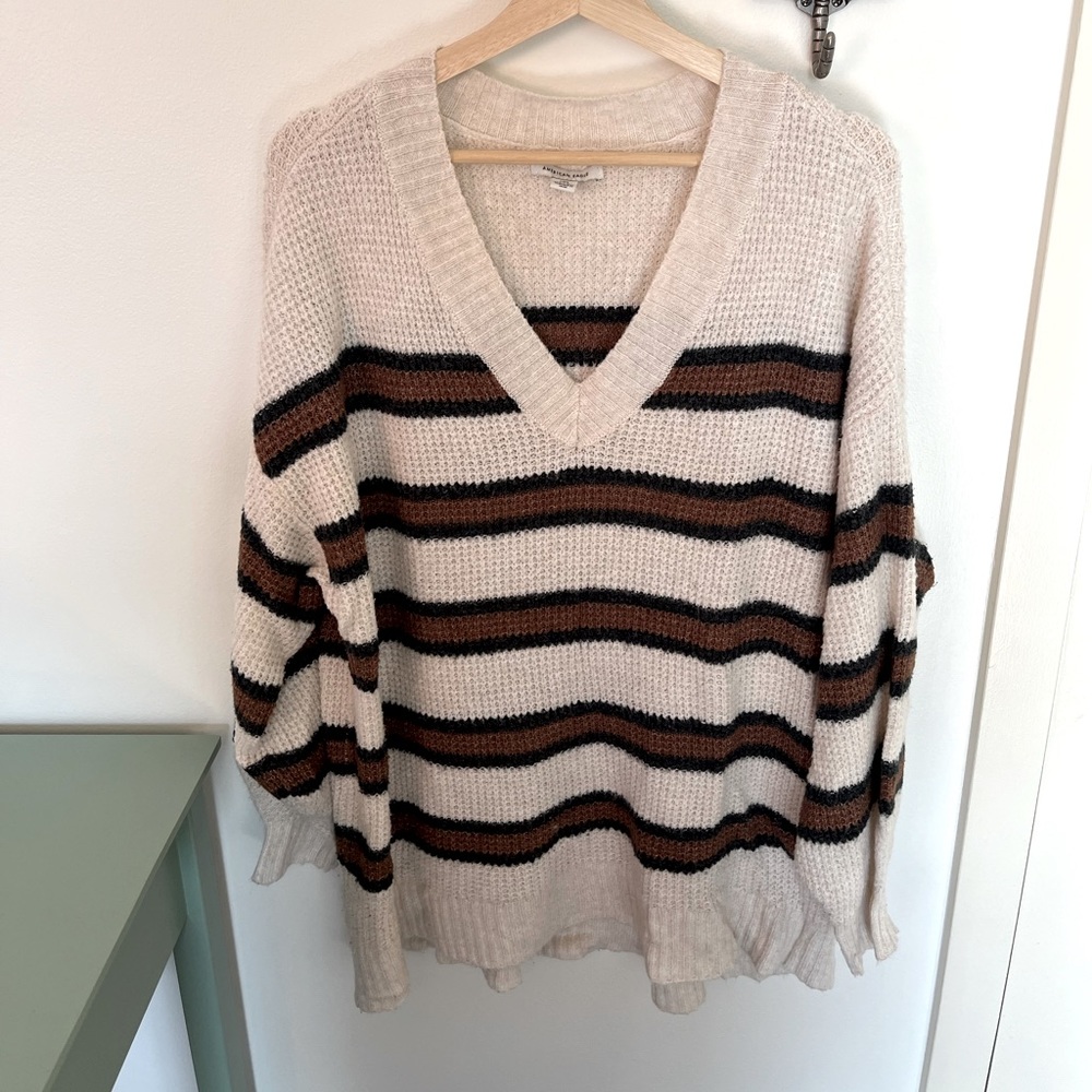 Oversized stripped sweater